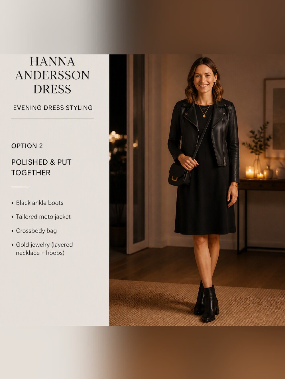 🌸 Hanna Andersson Black Dress Size Lg.